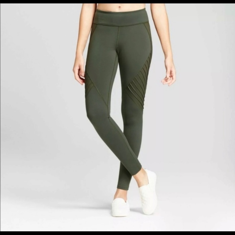 Joy Lab Women’s Gym Leggings Olive Green Size XL
